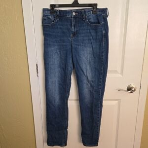 Old Navy Women's Straight Leg Blue Jeans